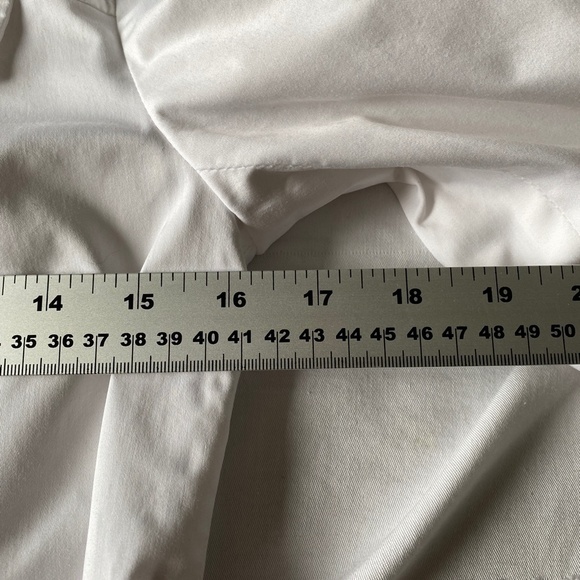 Club Monaco Women's White Front Button Cropped Light Cotton Jacket Size 6 - Picture 10 of 13